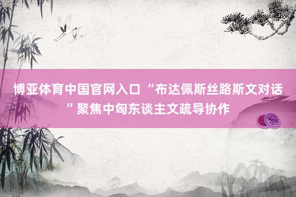 博亚体育中国官网入口 “布达佩斯丝路斯文对话”聚焦中匈东谈主文疏导协作